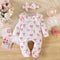 Long-sleeve One-piece Romper For Babies With Long Sleeves