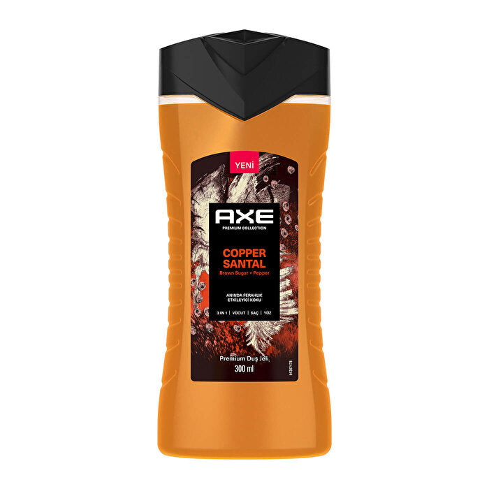 Axe Premium Collection Copper Santal Shower Gel - 10oz | 3-in-1 Formula