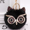 Lovely Owl Plush Doll Kids Favors Fur Ball Key Chain