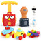 Power Balloon Launch Tower Toy Puzzle  Education Inertia Air Power Balloon Car Science Experimen Toy For Children Gift