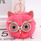Lovely Owl Plush Doll Kids Favors Fur Ball Key Chain
