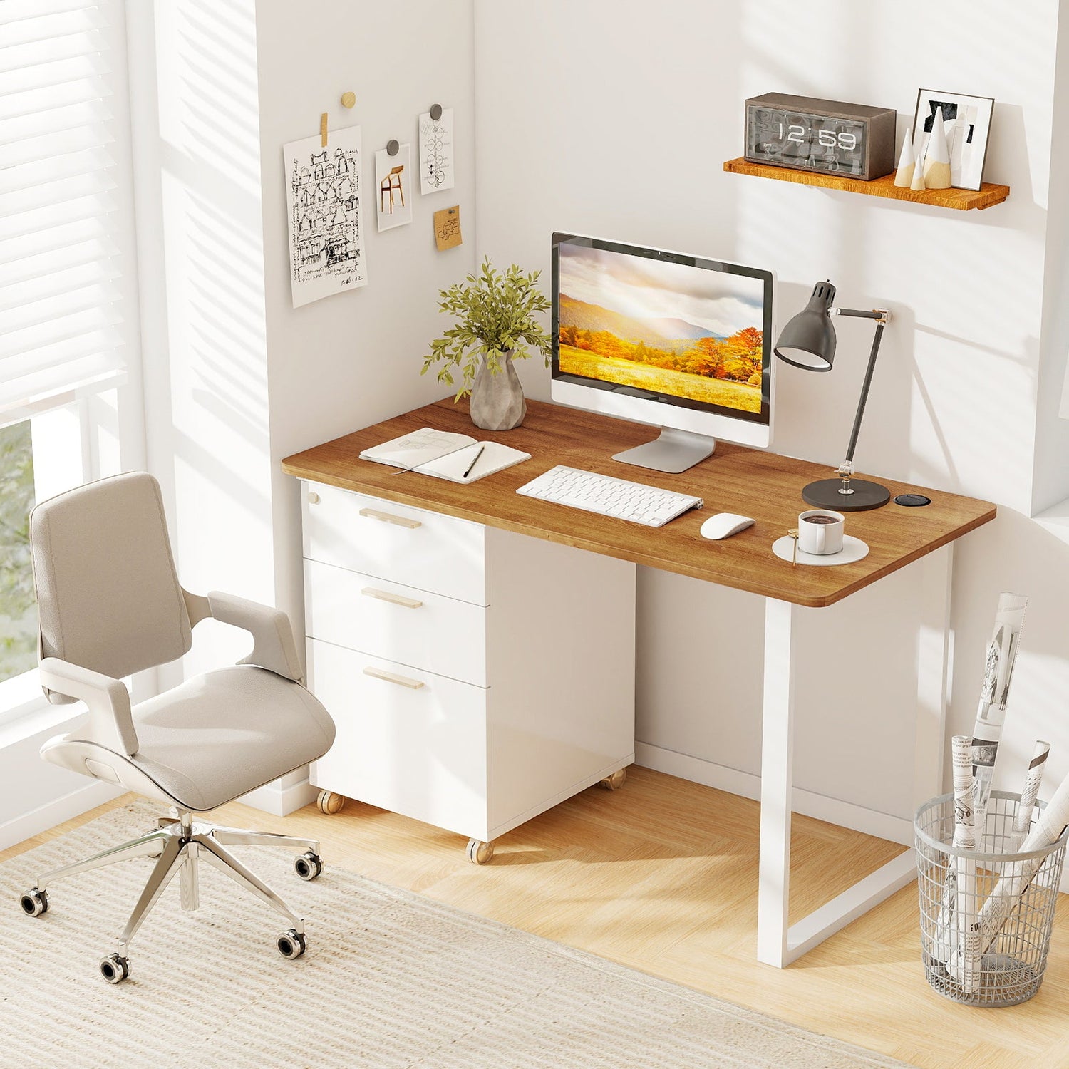 47‚Äù x 24‚Äù Universal Tabletop for Standard and Standing Desk Frame