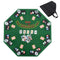 48 Inch 8-Player Foldable Poker Table Top with Carrying Bag and Cup Holders