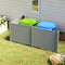48 x 38 Inch Air Conditioner Fence 3 Panels with Metal Ground Stakes for Patio Backyard