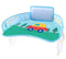 Children's toys storage waterproof table pouch car storage table dining table tray waterproof toy table