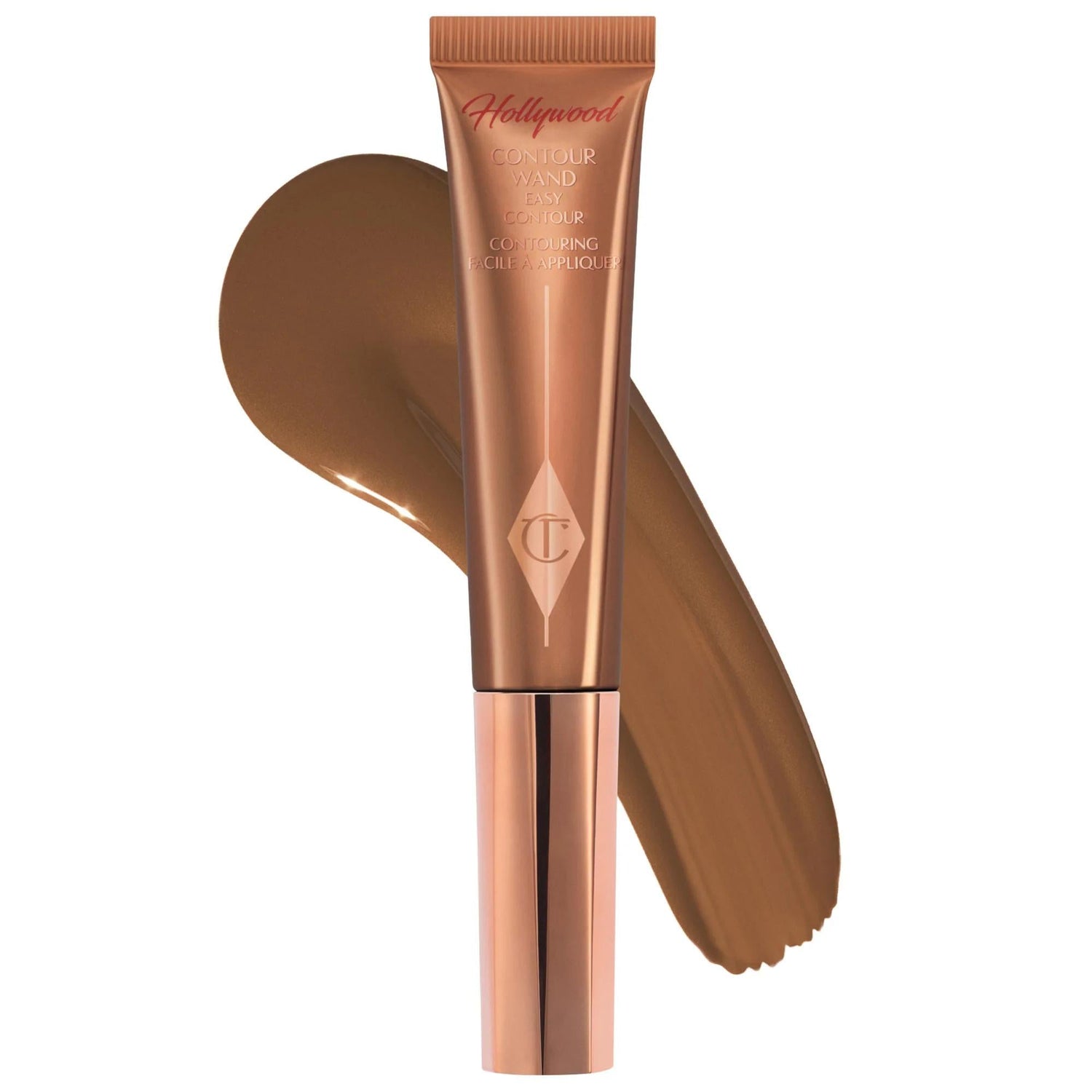 Charlotte Tilbury Hollywood Contour Wand - Liquid Contour Makeup for Sculpted Cheekbones, Vegan & Cruelty-Free Cosmetics