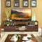 TV Stand Entertainment Media Center Console for TV's up to 60 Inch with Drawers Walnut