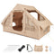 4-6 People Inflatable Camping Tent with 4 Mesh Screen Windows and 2 Doors