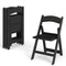 4 Pack Resin Folding Chairs with Padded Seat