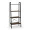 4-Tier Bookshelf with Metal Frame and Adjustable Foot Pads