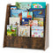 4-Tier Kids Bookshelf with Deep Compartments for Bedroom