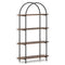 4-Tier Open Bookcase with Sturdy Metal Frame for Living Room