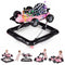 4-in-1 Baby Push Walker Activity Center Height Adjustable with Music Box