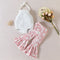 Children's Halter Backless Romper Bell-bottom Pants Suit