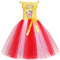 Popcorn Girl's Mesh Princess Pettiskirt Long