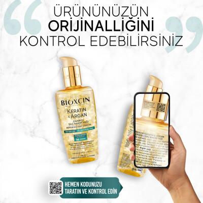 Bioxcin Keratin Argan Hair Care Oil - Nourishing & Repairing Treatment for Damaged Hair, 5.07 fl oz