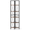 5-Tier Freestanding Corner Shelf 63 Inch Tall Storage Rack