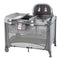 5-in-1 Portable Baby Playard with Cradle and Storage Basket