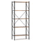 5-Tier Bookshelf with Open Shelves and Heavy Duty Metal Frame