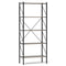 5-Tier Bookshelf with Open Shelves and Heavy Duty Metal Frame