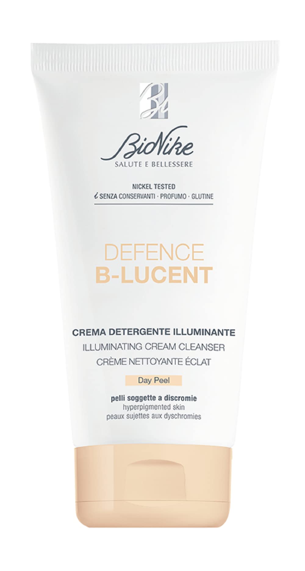 BioNike Defence B-Lucent Day Peel Cream Cleanser - Gentle Daily Peeling for Brighter Skin