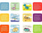 Rainbow Counting Dinosaurs Early Education Cognitive Montessori Early Education