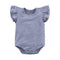 Children's Clothing Candy Color Ruffled Girls' Onesie Baby Romper