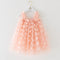 Children's Embroidered Butterfly Strap Skirt