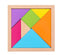 Children's Pine Tangram Early Education Patchwork Toy