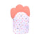 Baby teether baby anti-bite silicone molar gloves children's sound toys