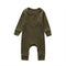 New Baby Jumpsuit Sunken Stripe Trousers Romper Western Style