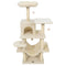 58" Multi-Level Cat Tree Soft Plush Cat Tower with Padded Top Perch