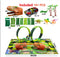 Children's Electric Assembled Track Racing Simulation Animal Tyrannosaurus Dinosaur Toy Puzzle Boy Gift