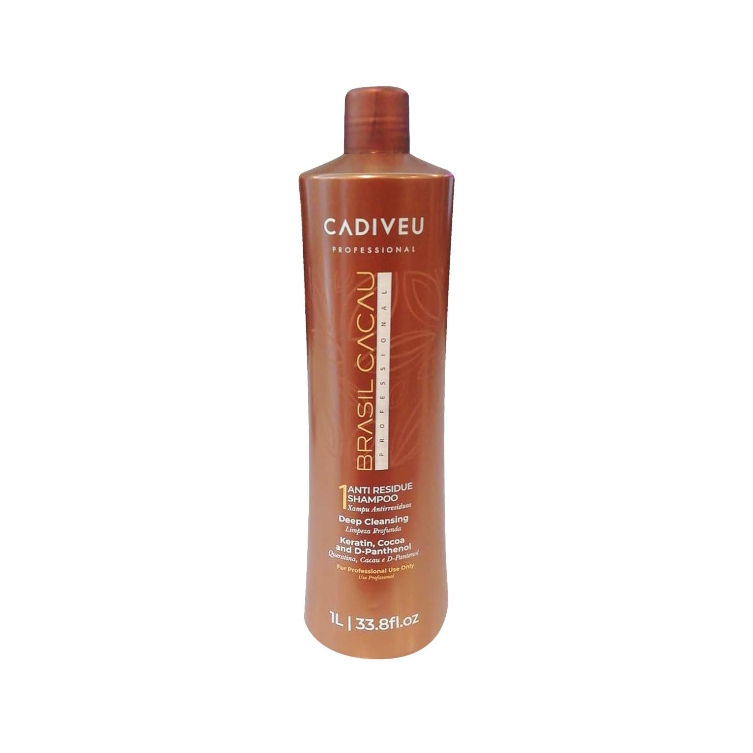 Brasil Cacau Professional Anti-Residue Shampoo - 1000ml - Deep Cleansing Hair Care
