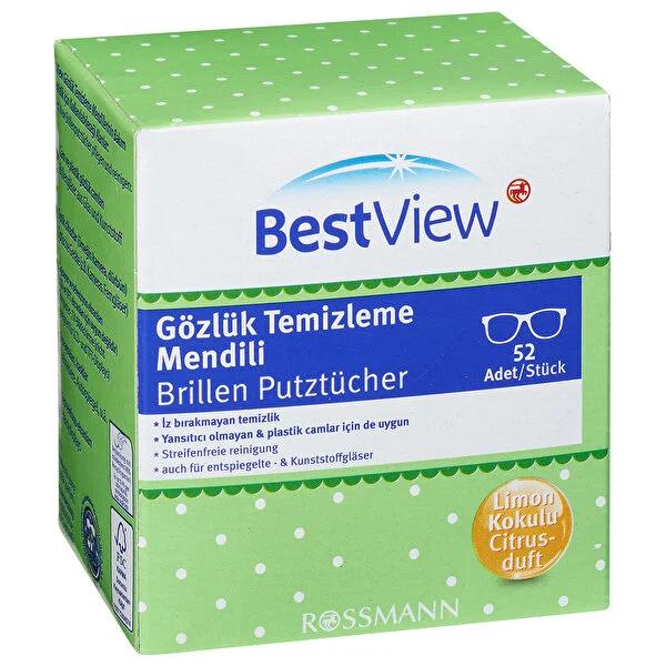 Best View Eyeglass Cleaning Wipes (52 Count) - Streak-Free, Anti-Fog Lens Wipes for Glasses, Screens, and Optics
