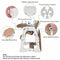 3 in 1 Infant Table and Chair Set Baby High Chair