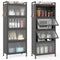 5-Tier Kitchen Baker's Rack with Flip-up PC Doors