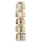 5-Tier Rotating Bookshelf 360¬∞ Display Rack with Dividers and Anti-falling Baffles
