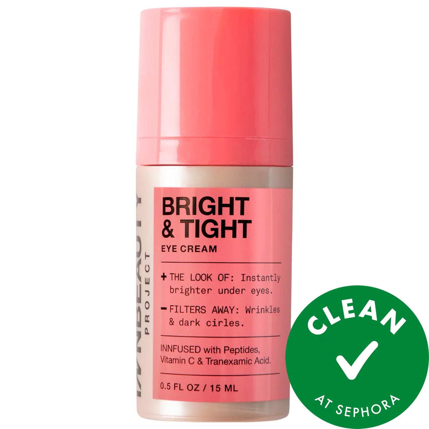 Bright & Tight: Dark Circle Firming Eye Cream with Vitamin C & Peptides - Reduce Wrinkles, Brighten & Firm Under Eyes