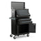 6-Drawer Rolling Tool Storage Chest Cabinet with Universal Wheels and Hooks