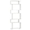 6-Tier Geometric Bookshelf with 2 Anti-Tipping Kits for Home Office