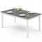 60 Inch Rectangular Dinner Table with Solid Rubber Wood Legs