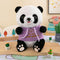 Cute Panda Plush Toy Wearing Clothes