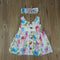 Girls' Dress Ins Hot Summer Baby Sleeveless Floral Dress Two-piece Set