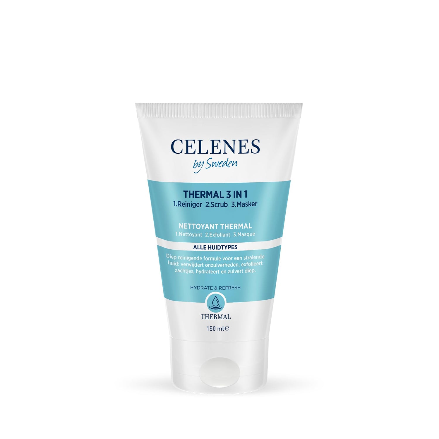 Celenes Thermal 3 in 1 Cleansing Peeling Mask 150ml - Hydrating & Refreshing