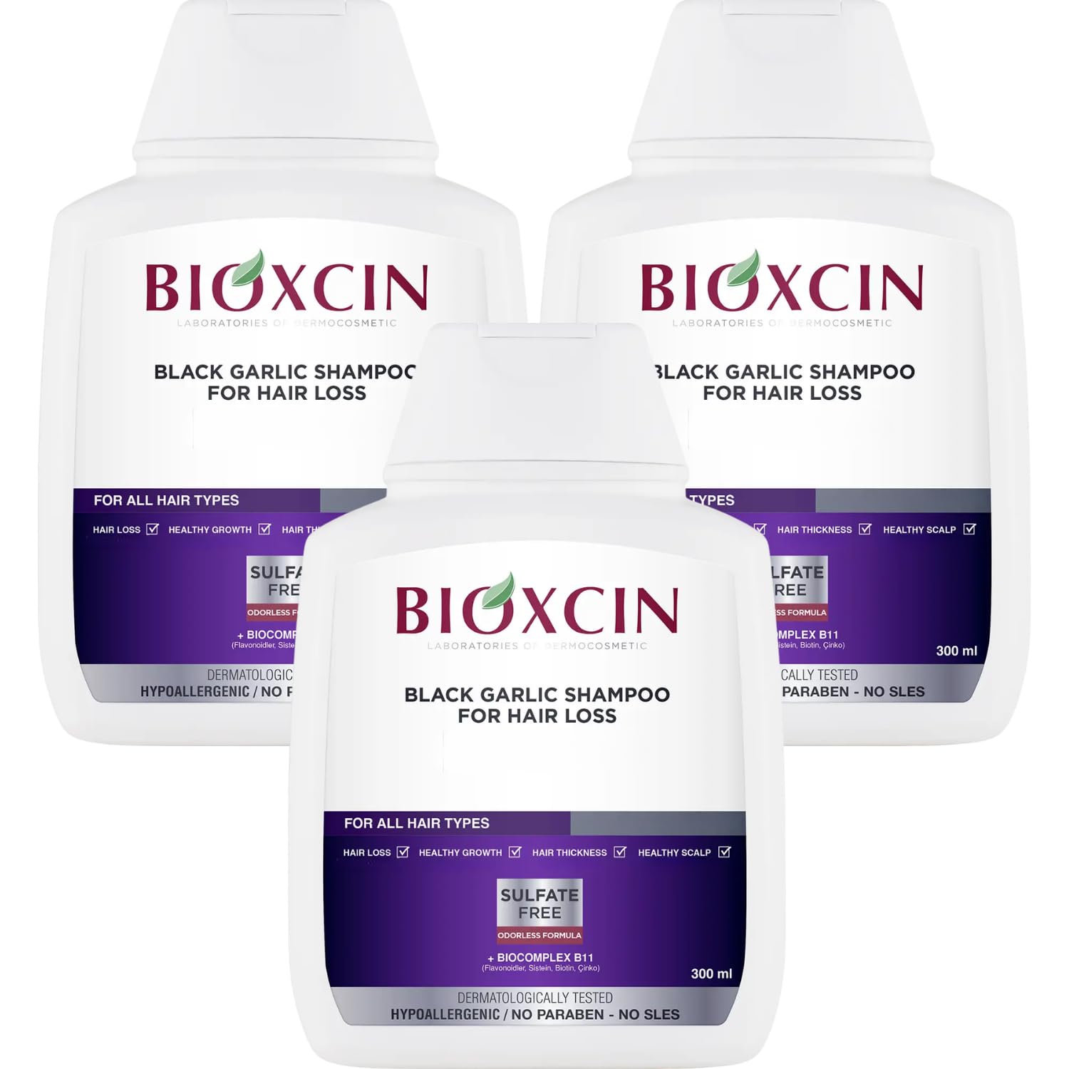 Bioxcin Black Garlic Shampoo Buy 3 Pay 2