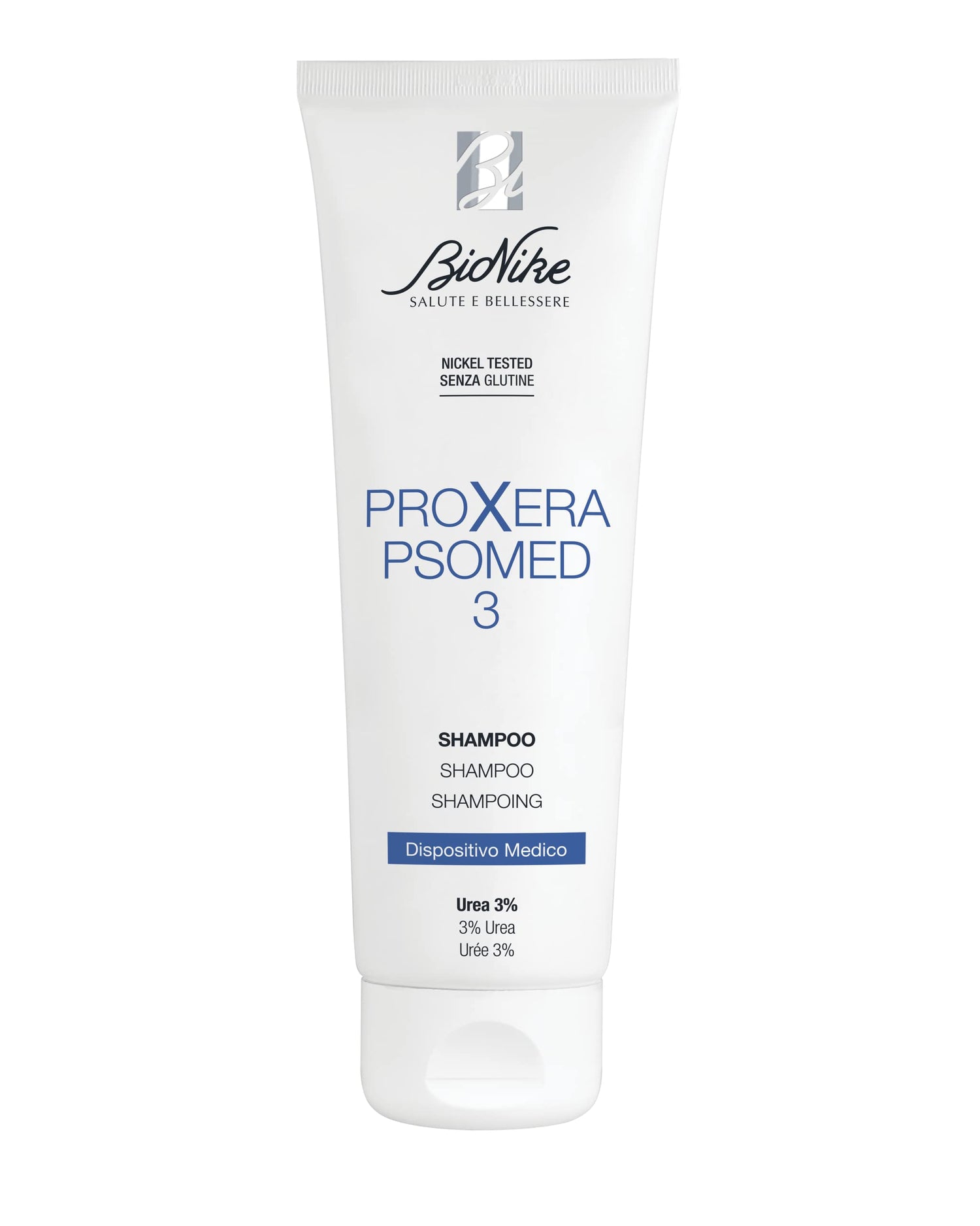 Bionike Proxera Psomed 3 Medicated Shampoo for Scalp Care - Anti-dandruff, Keratolytic, 4.23 fl oz