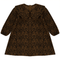 Lepord Print Corduroy Dress