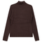 Cross Ribbed Mock Neck Sweater