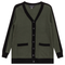 Maternity Waffle Contrast Cardigan